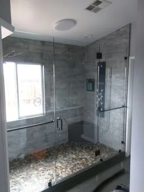 Victorville Glass shower door installation