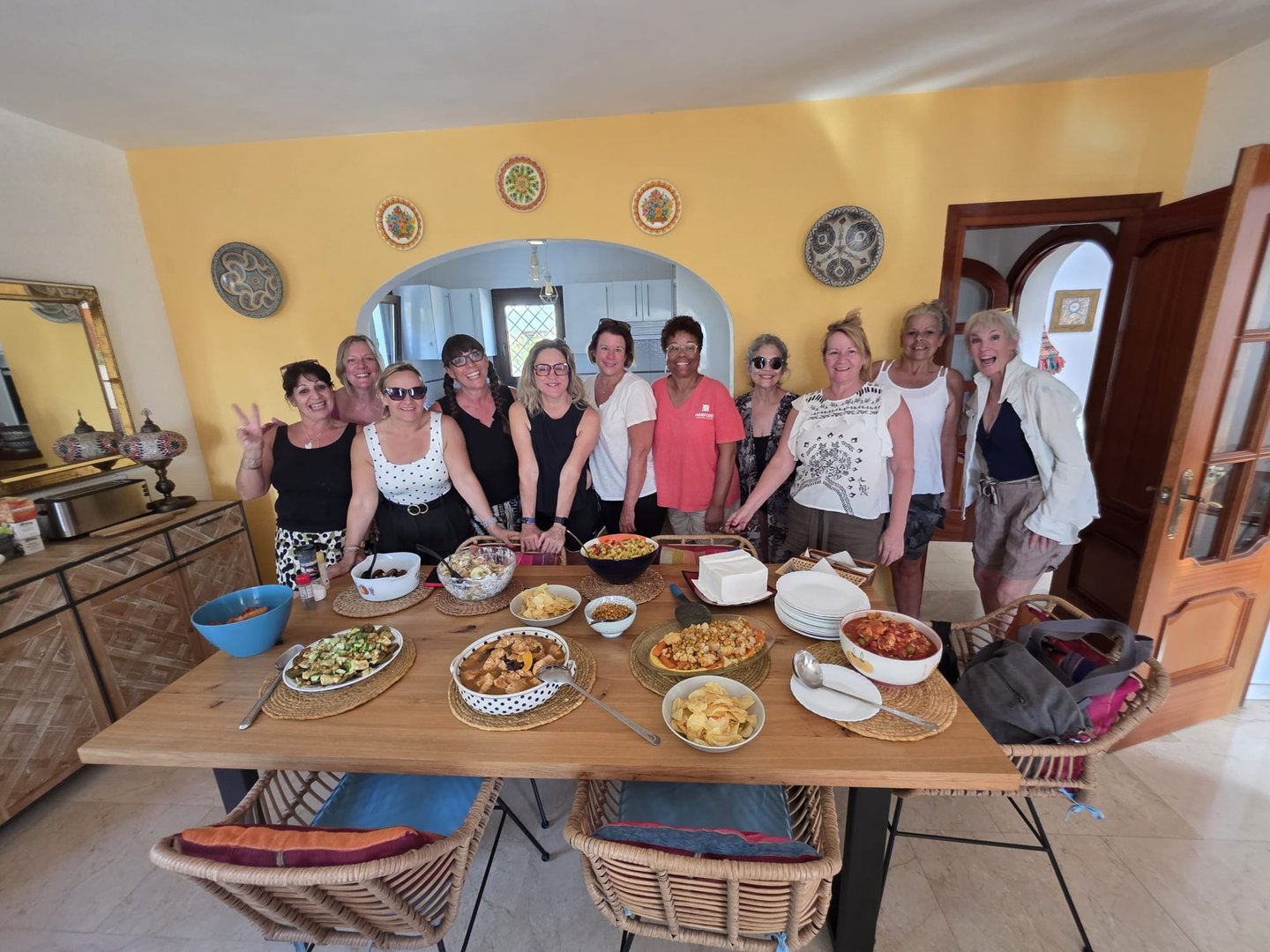 Retreat lunch gathering