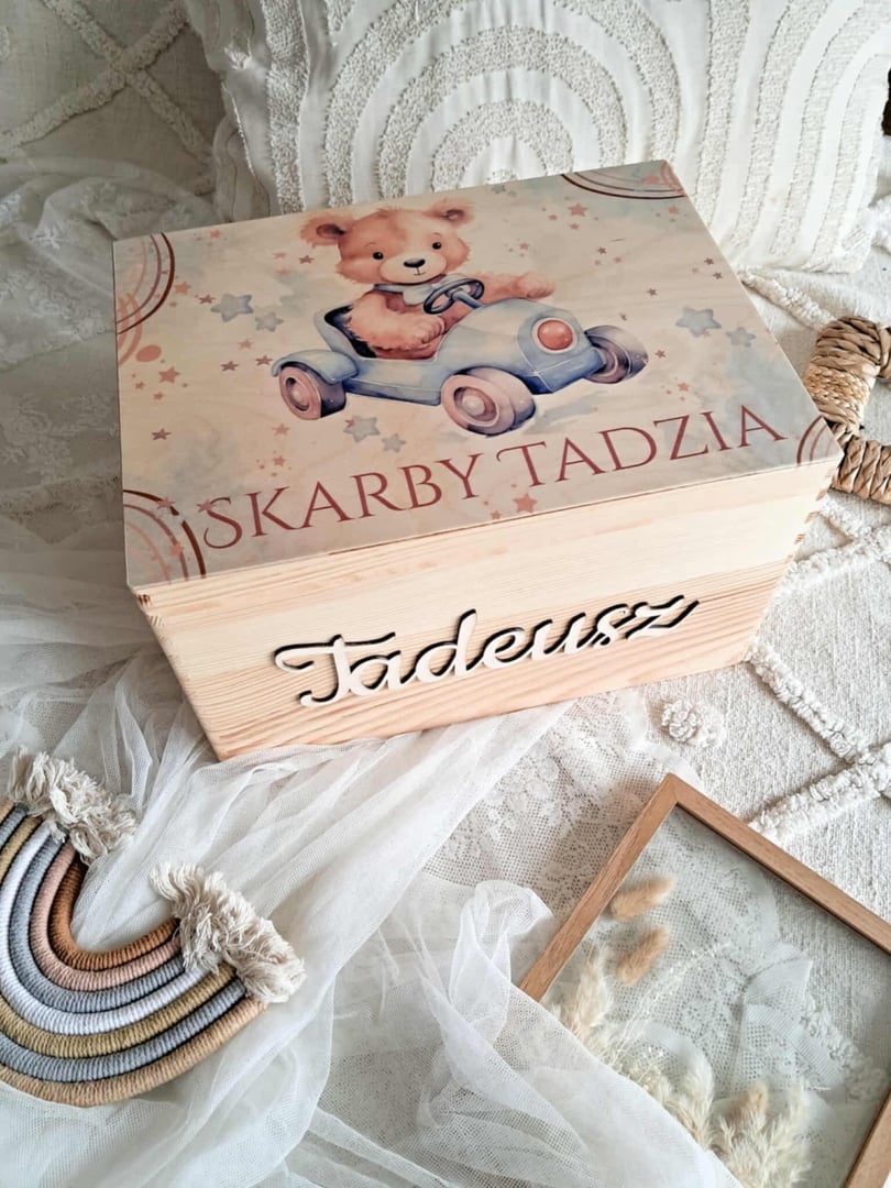 Kuferki w 4 rozmiarach z imieniem na froncie