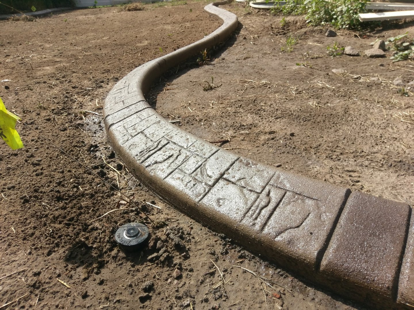 Creative Edge Curbing complete landscaping project