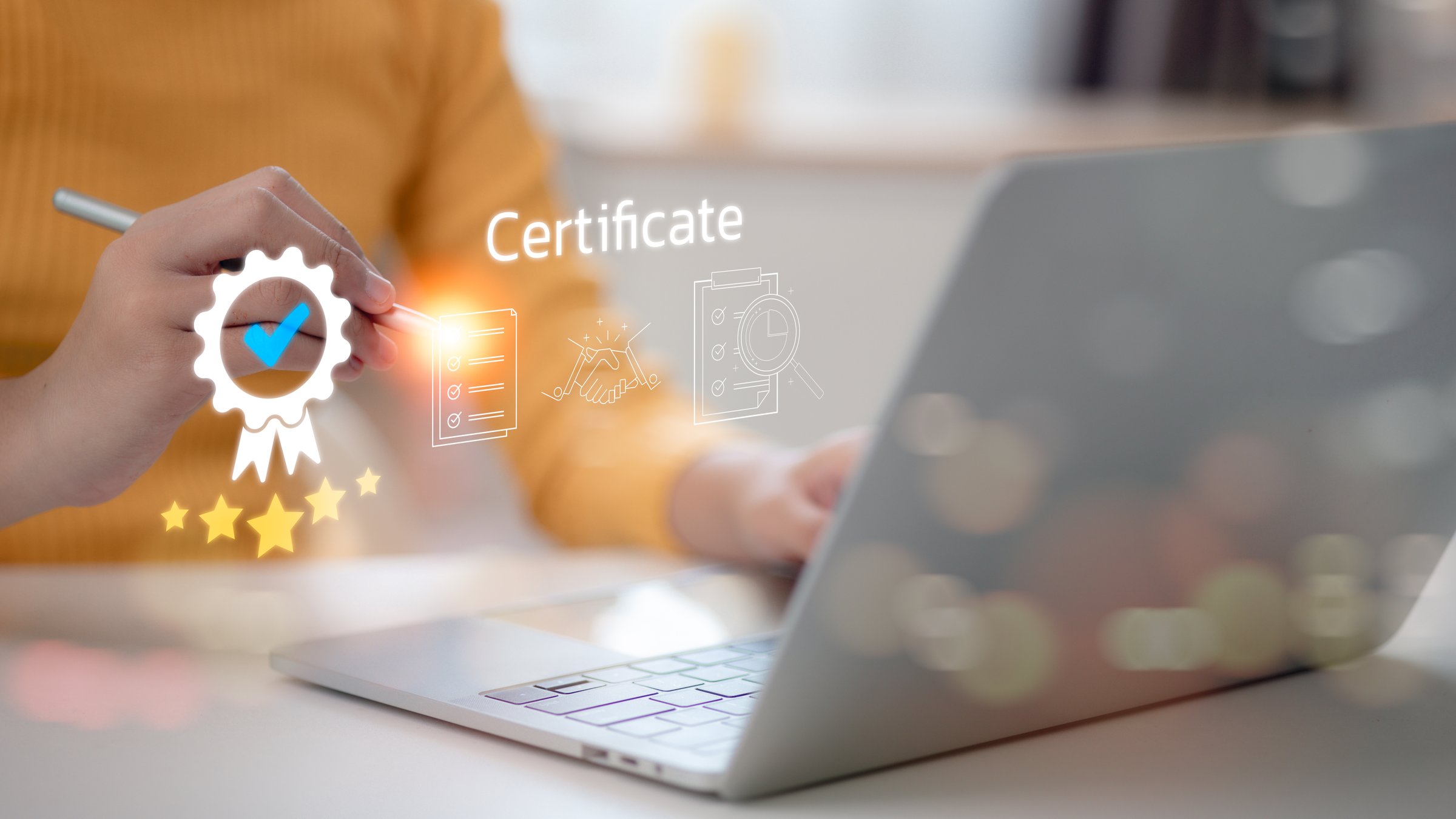 Quality control concept. quality guarantee process and satisfaction with customers, service best certification industrial. service system business certificate standard iso digital technology