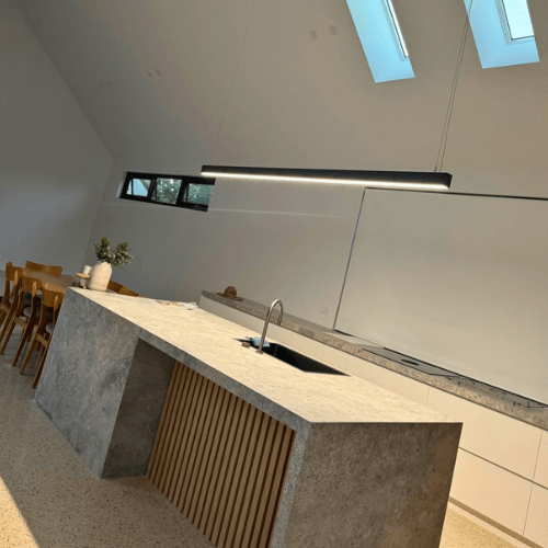 Custom kitchen island lighting by Greater Geelong Electrical in Geelong, VIC