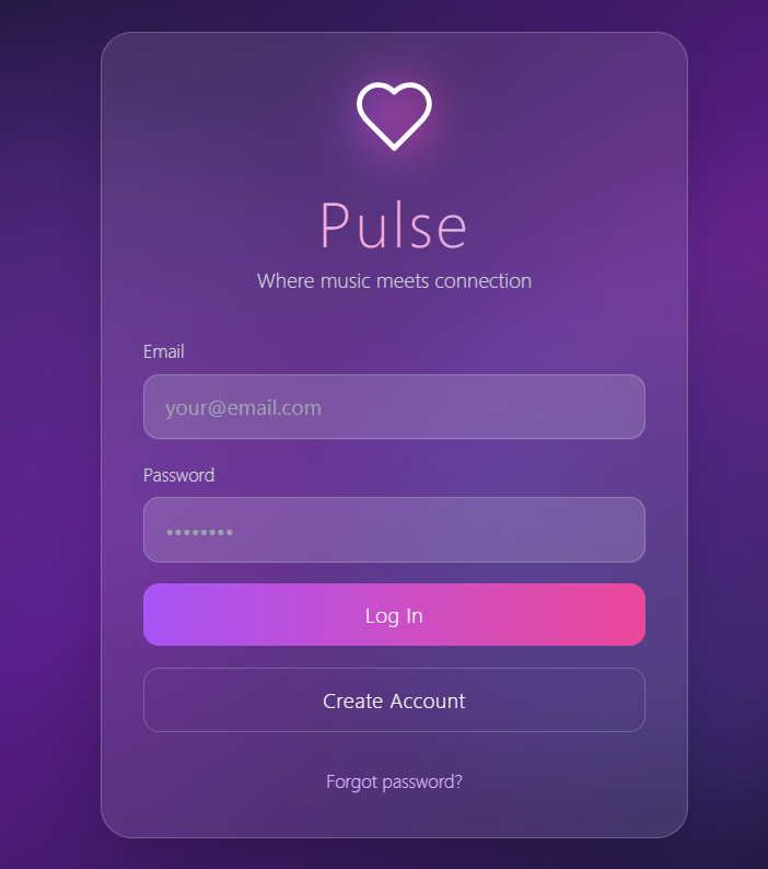 PulseDating app interface showing profile matching screen