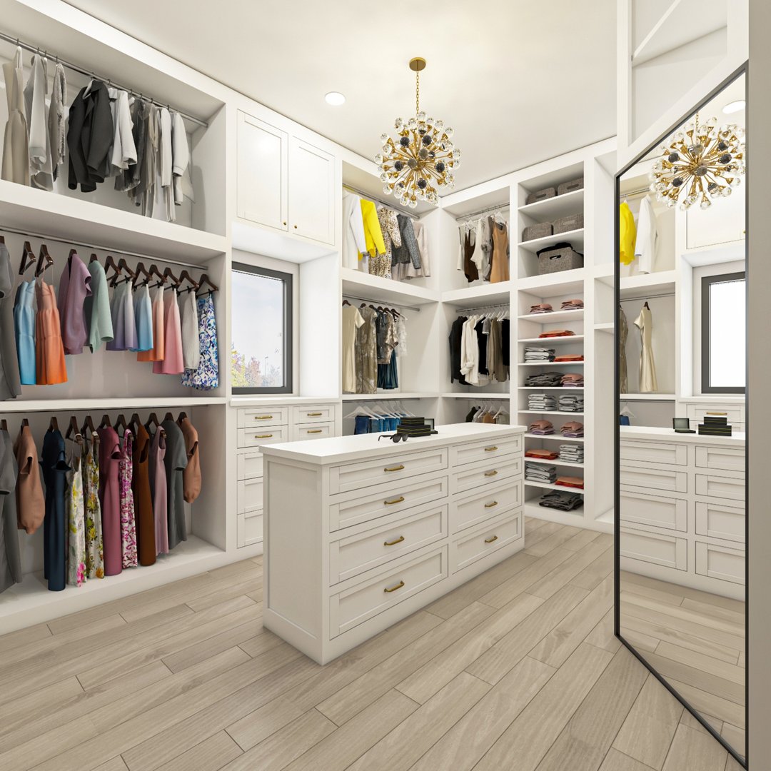 3D Render - Her Closet
