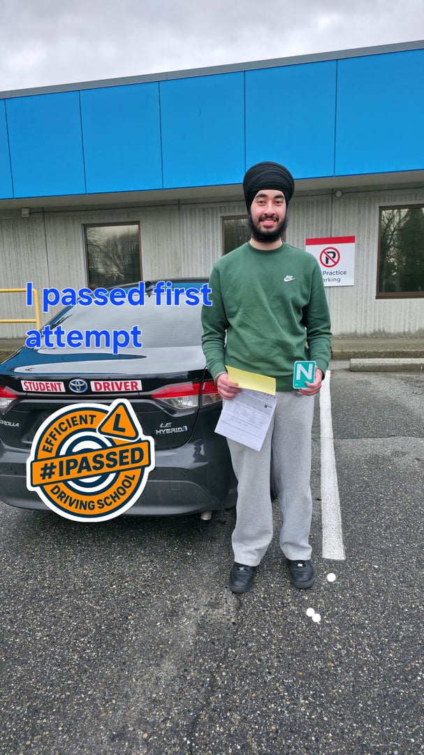 Success story from Efficient Driving School student