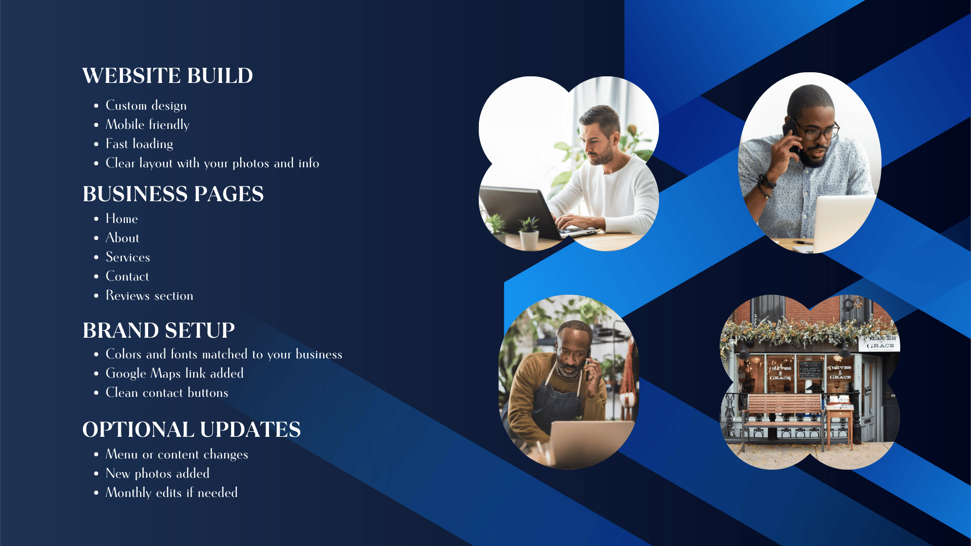 Barber Shop Website Portfolio