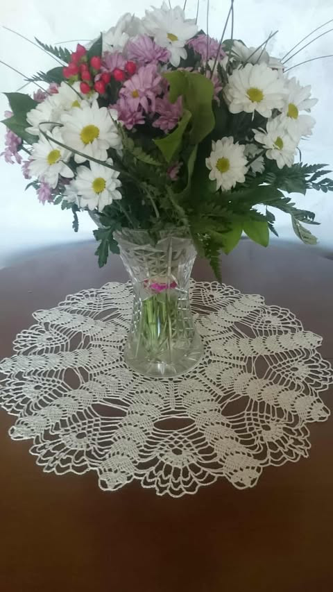 Dekoracja szydełkowa