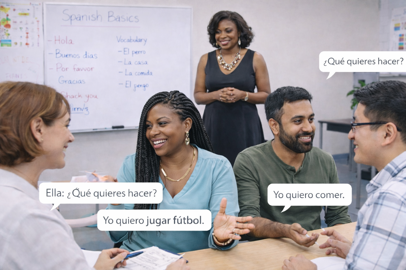 Professional learning Spanish for career