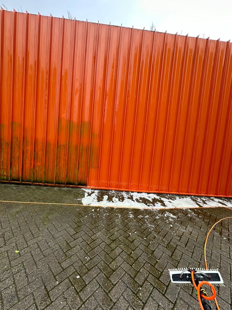 Voor behandeling - vervuild oppervlak