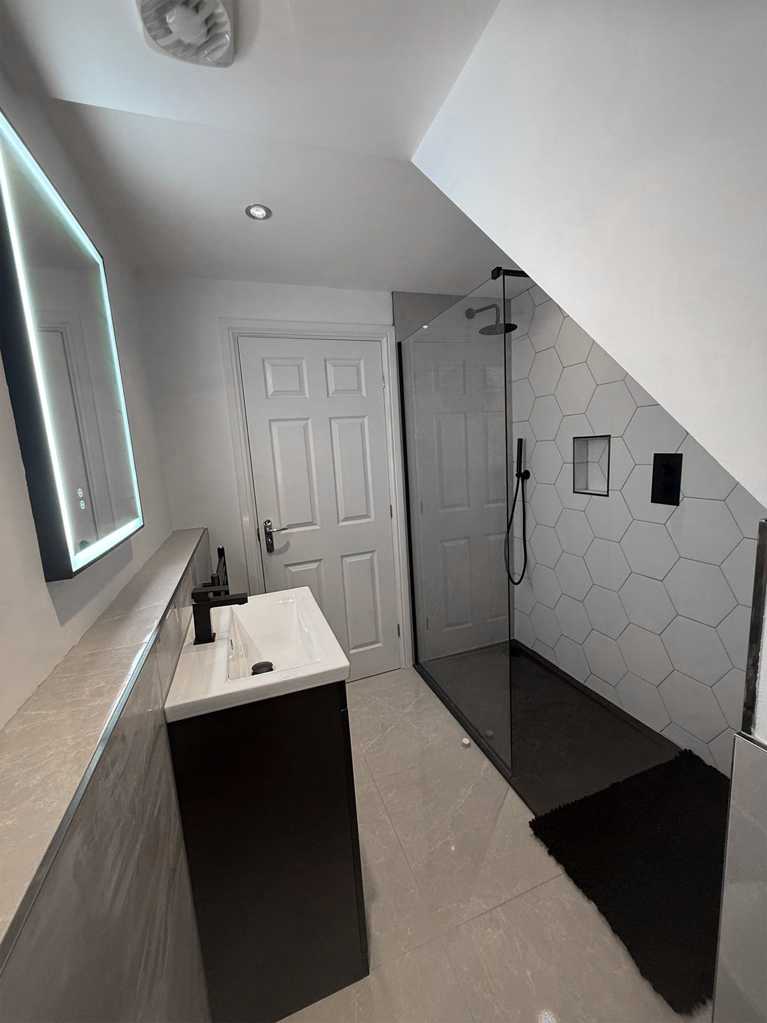 Bathroom renovation project