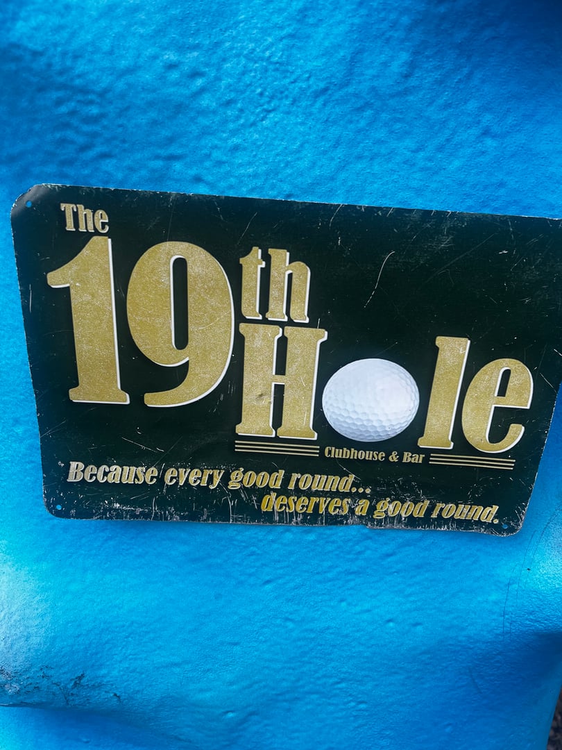 Detailed view of Saxon Woods Mini Golf hole showcasing unique course features and design