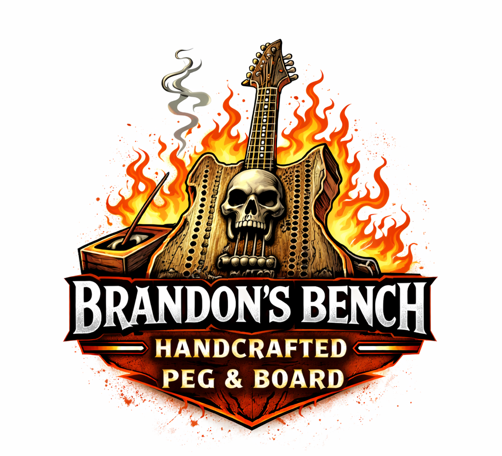 Brandon's Bench - Rock & Roll Cribbage Boards