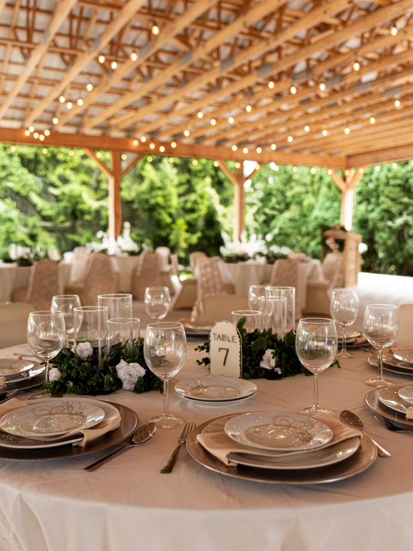 Elegant wedding setup at Veslo Wedding Venue