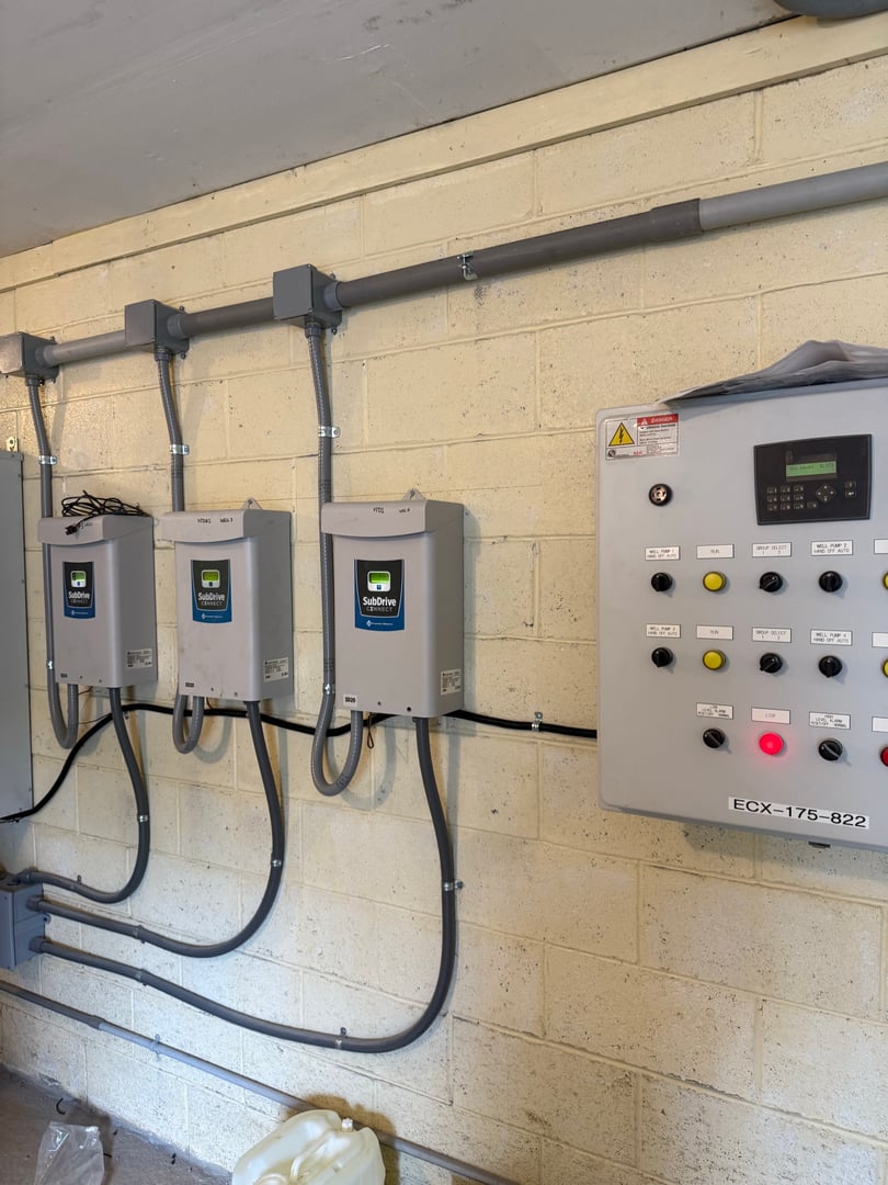 Commercial water and wastewater service truck in Hudson Valley NY