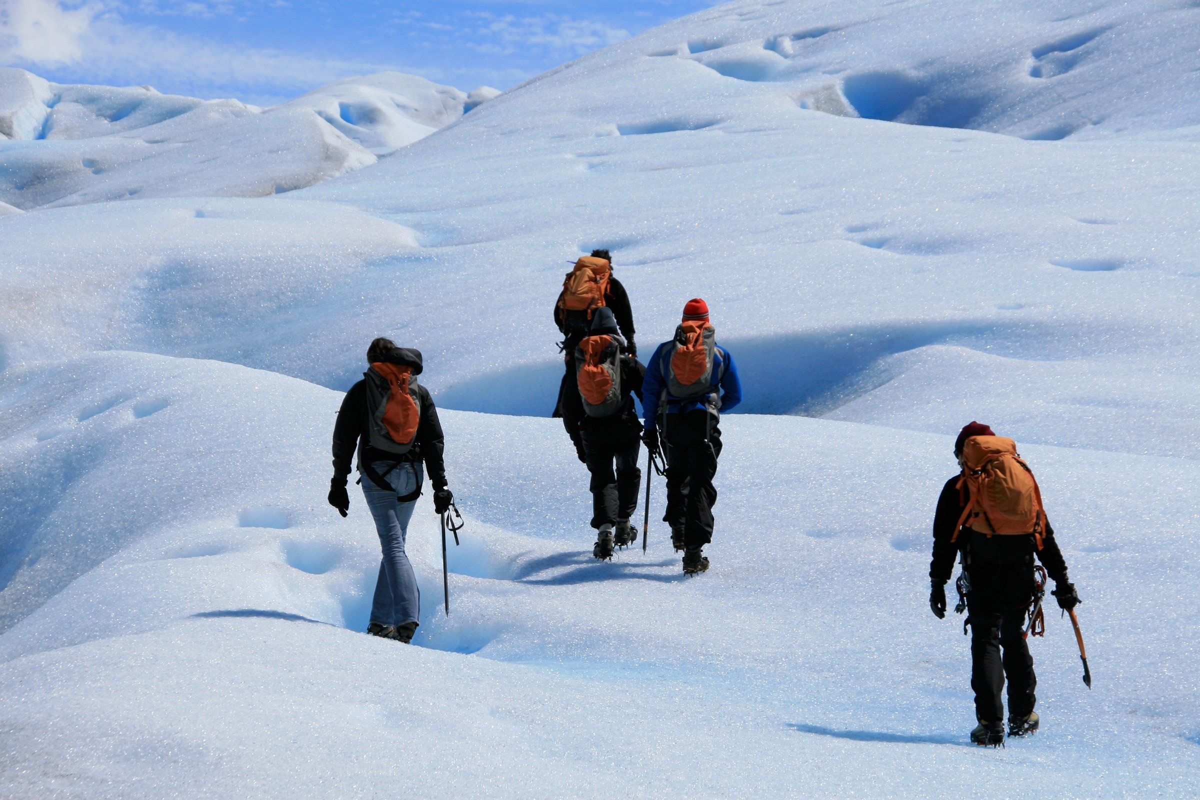 Trekking on Glacier Grey, Torres Del Paine National Park, Chilean Patagonia
