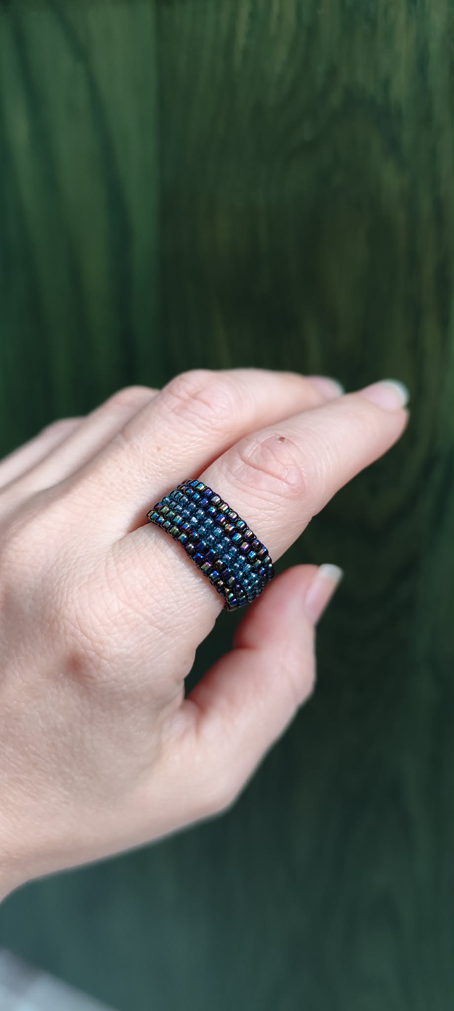 Pierścionki z koralików Toho