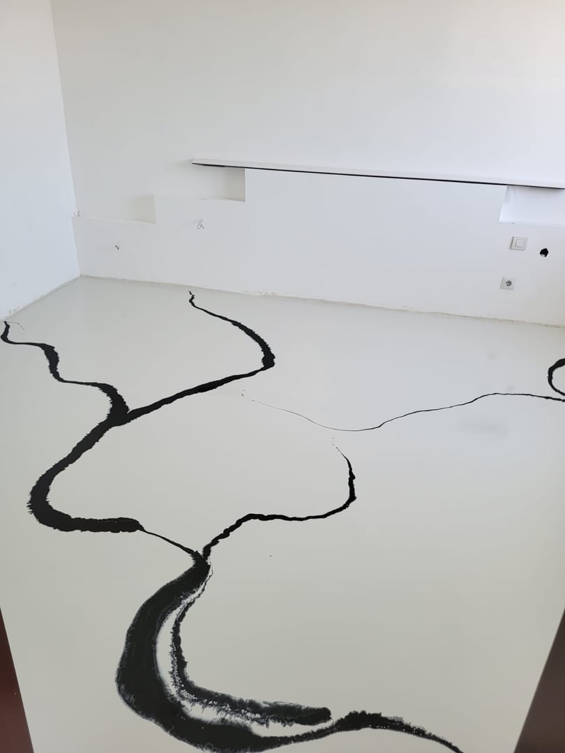 Pardoseală epoxy finisată