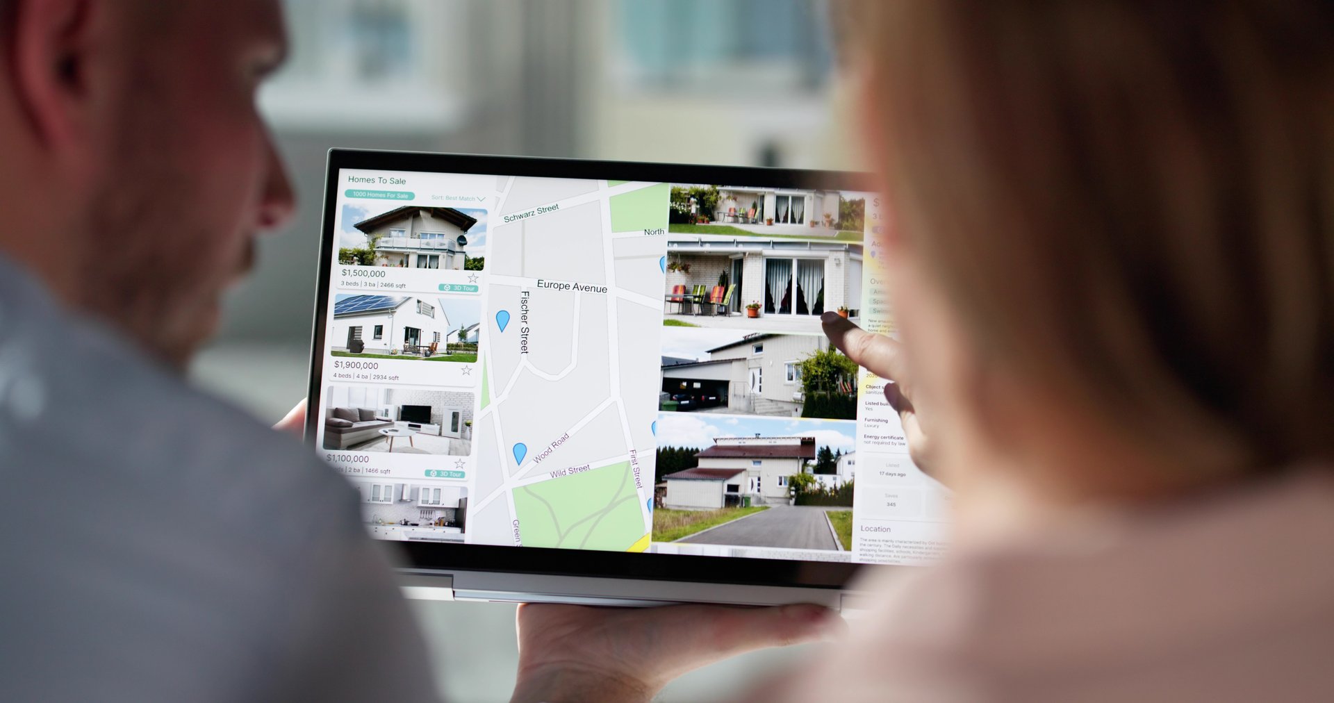 Family searching for their dream home