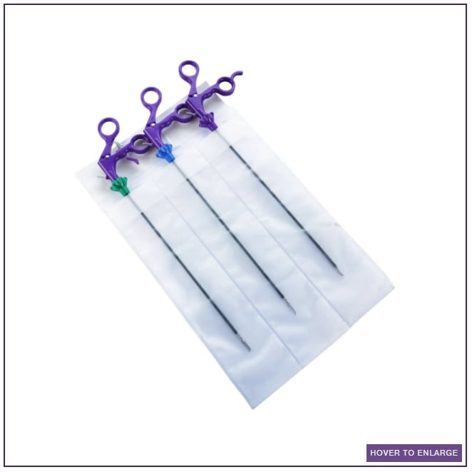 Bolsa Para Instrumentos Laparoscópicos Purple Surgical