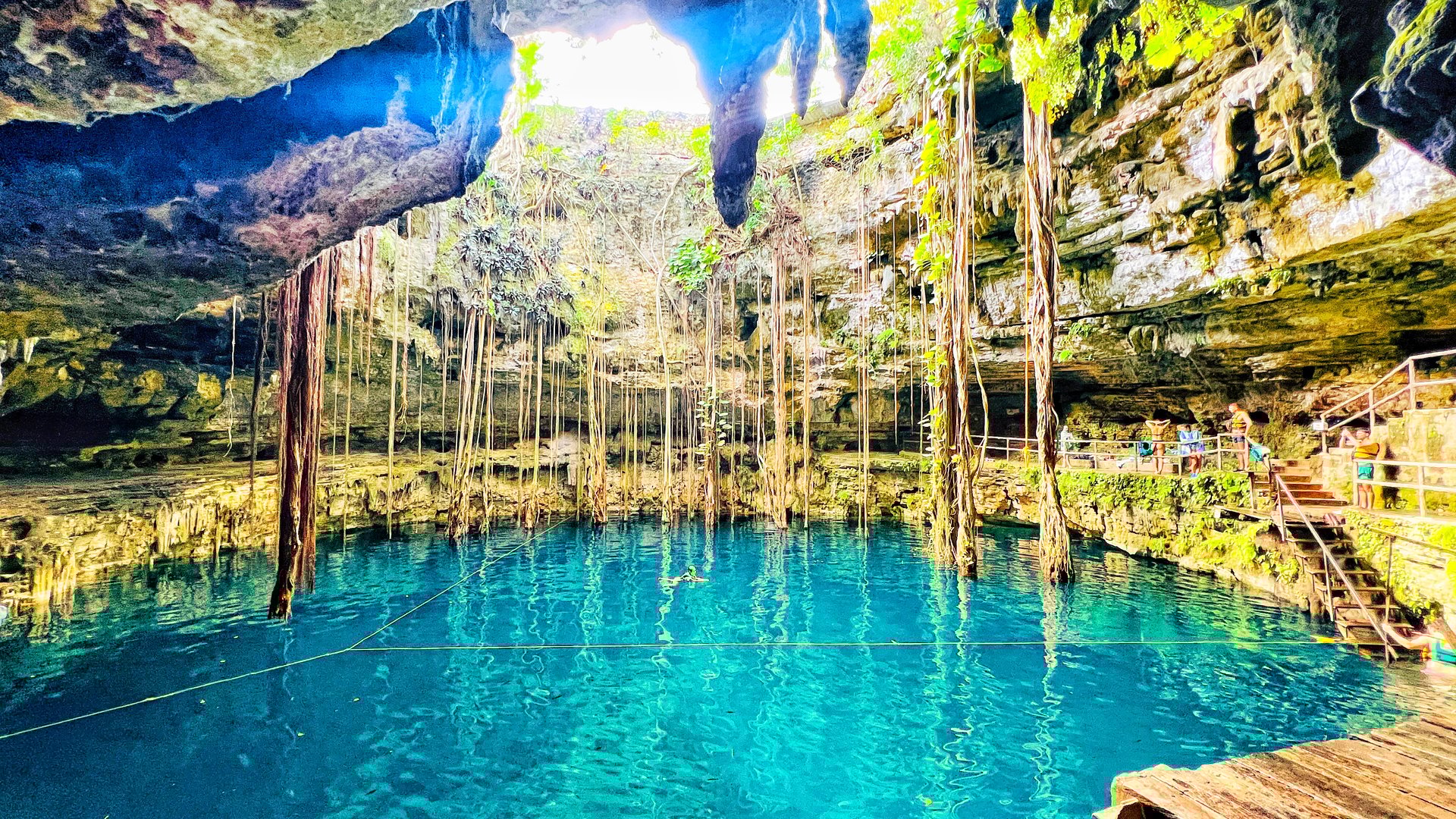 Travel photography of cenotes in Yucatán Region of Mexico
