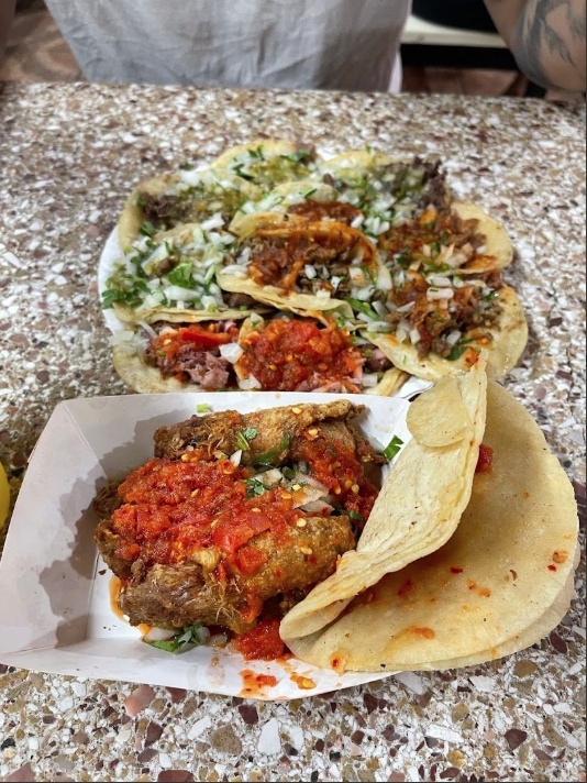 Authentic tacos at Santa Rita Jalisco
