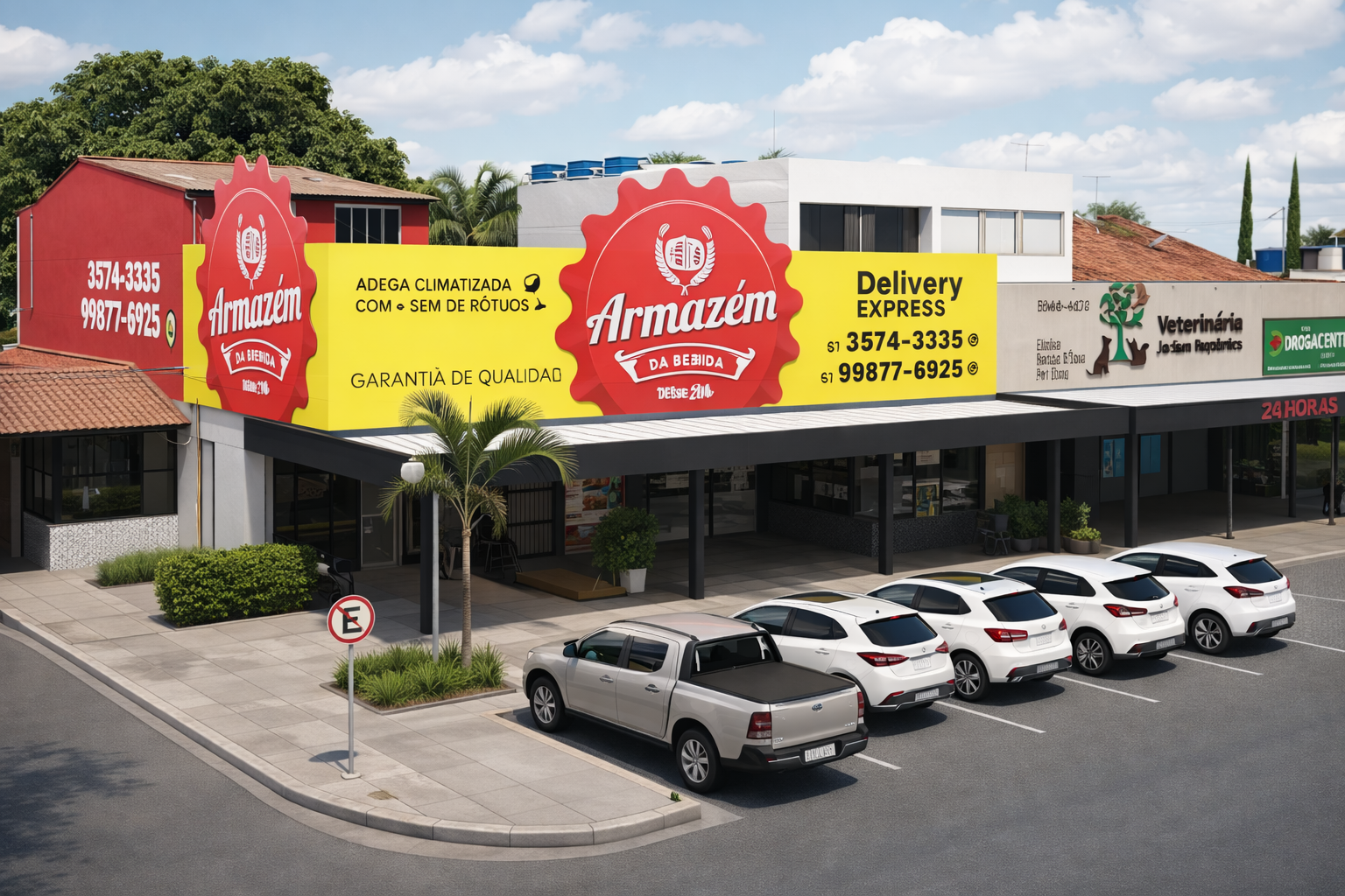 Fachada do Armazém da Bebida