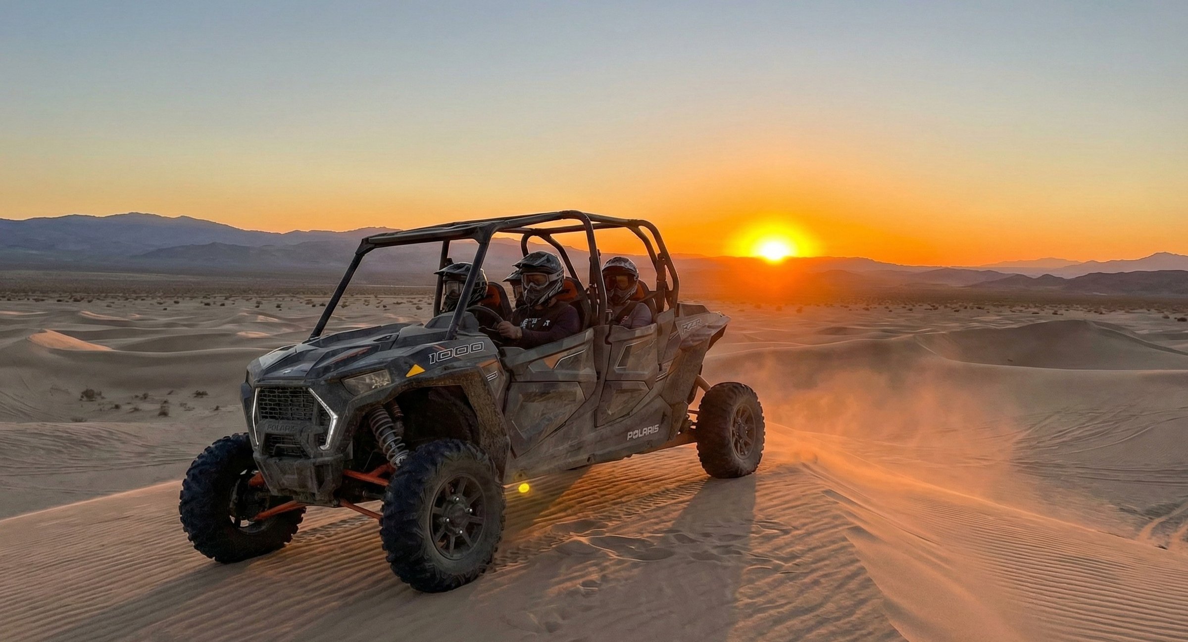 Polaris RZR 4-Seater - Family dune buggy rental Dubai