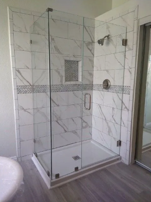Victorville Glass custom shower enclosure installation