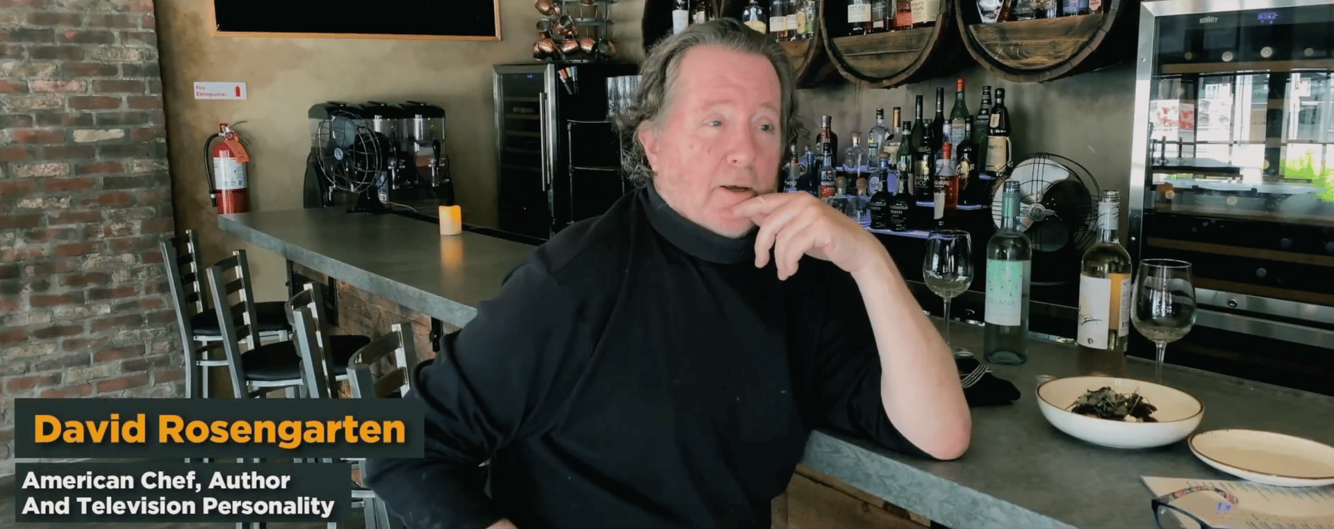 David Rosengarten, food and wine critic, featured on Eat This TV