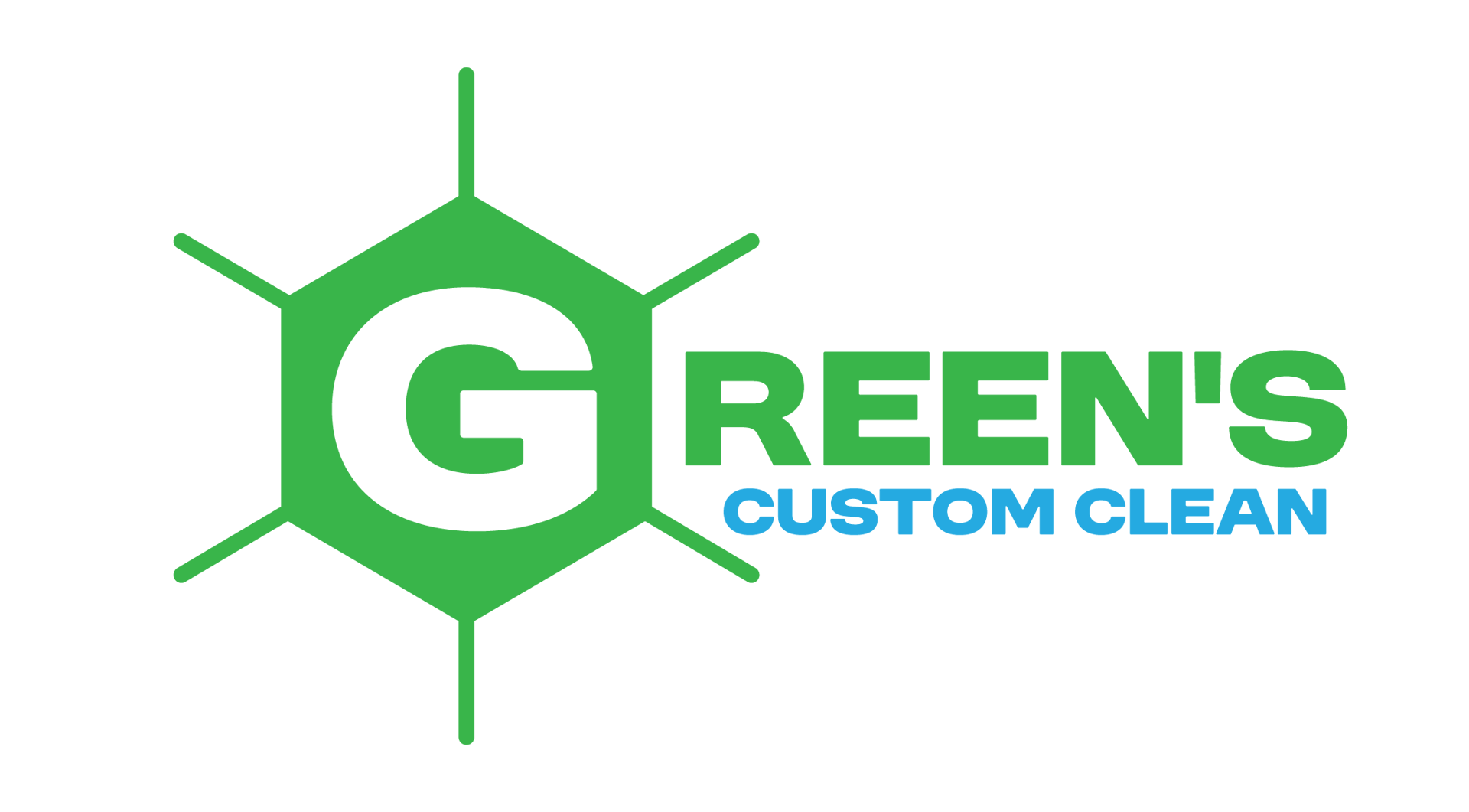 Green's Custom Clean Logo