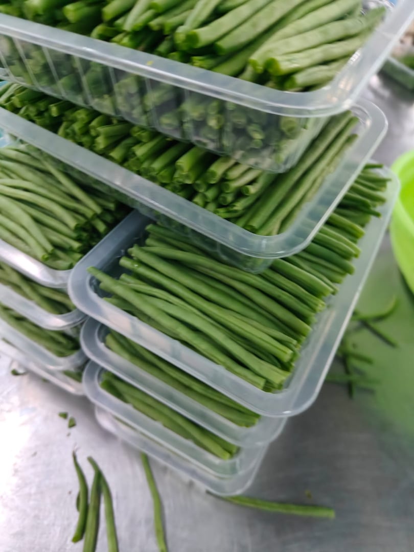 Automatic food flow wrapping machine. Food packaging machine