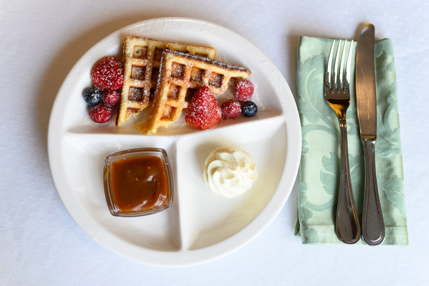 background, baked, belgian, berry, breakfast, bright, brunch, cafe, cake, closeup, concept, cream, cutlery, day, delicious, dessert, dish, eat, food, fresh, freshly, fruit, good, gourmet, healthy, hotel, jam, light, meal, morning, napkin, pastry, plate, restaurant, snack, squeezed, strawberry, sweet, table, tableware, tasty, time, top view, travel, viennese, wafer, waffle, waffles, white, yummy