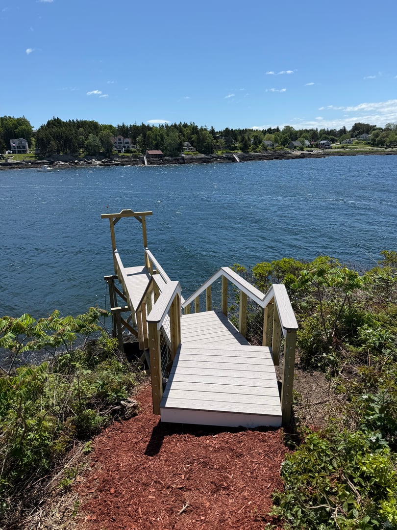 Dock and ramp construction by Midcoast Dock LLC