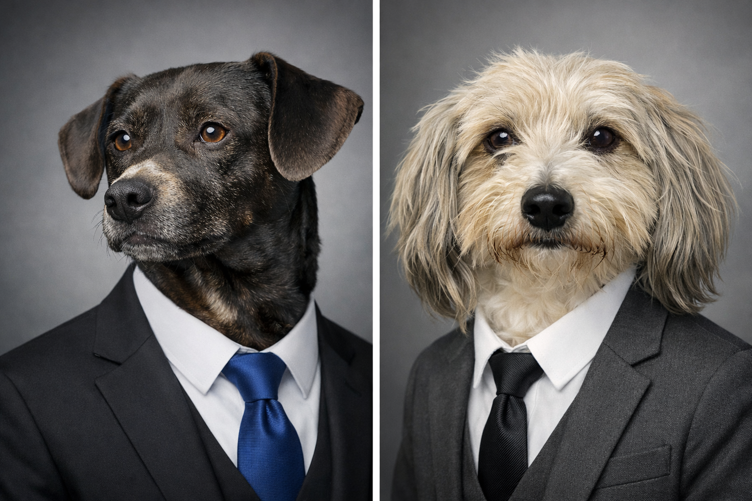 Chewie and Dobby - Insurance Pawducers