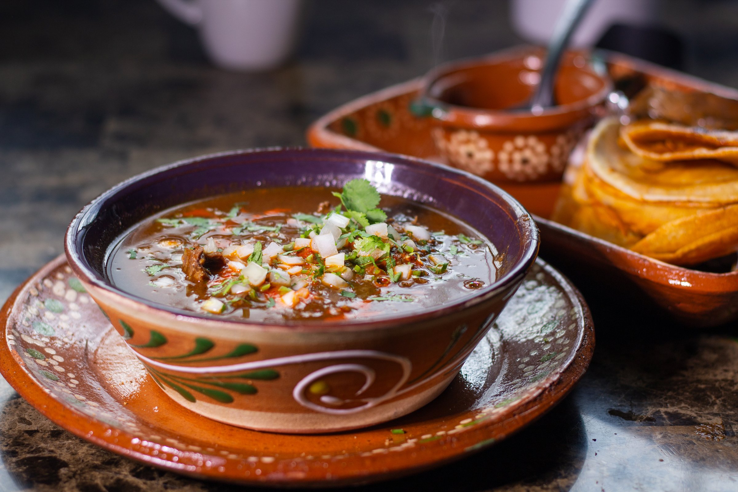 Comida en el lugar