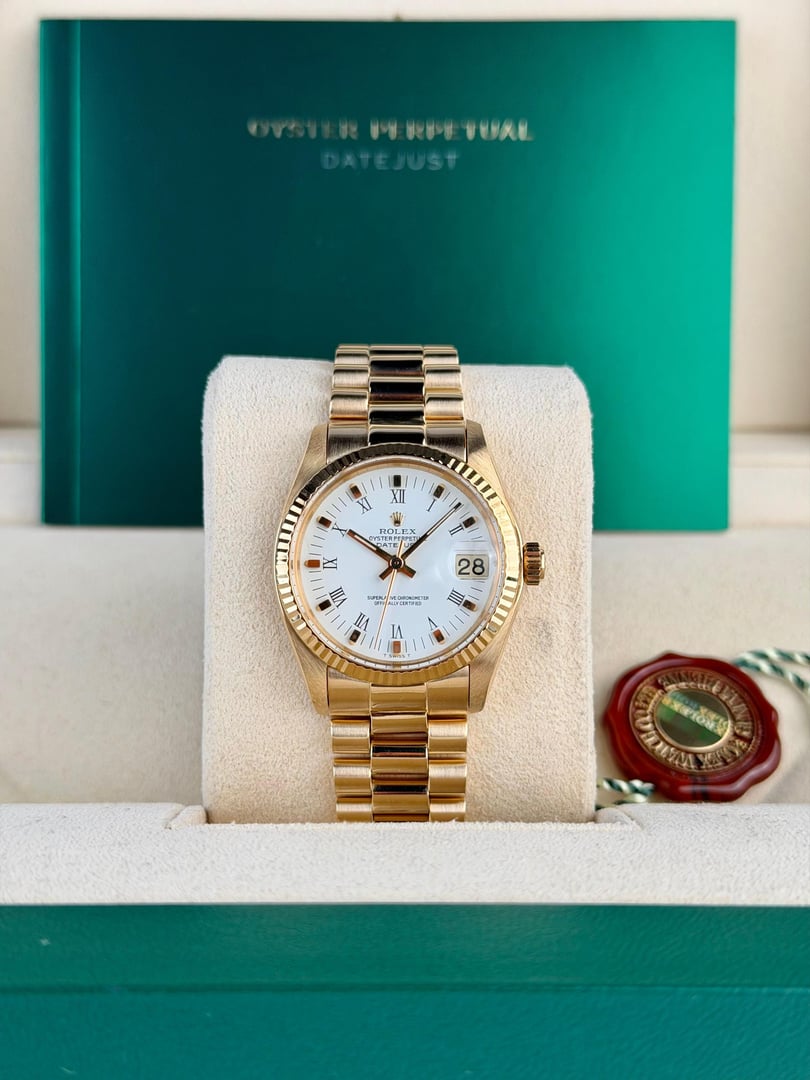 Rolex Datejust 31mm White Roman