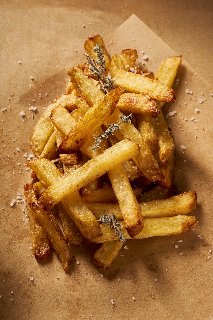 French fries with Salt