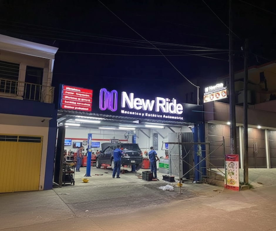 New Ride Xalapa automotive service workshop