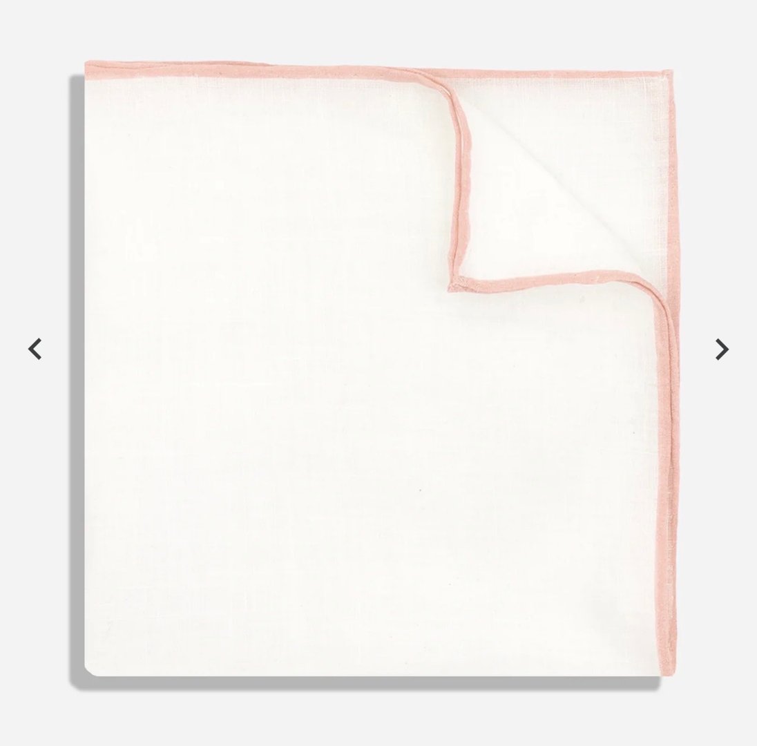 Classic solid pocket square