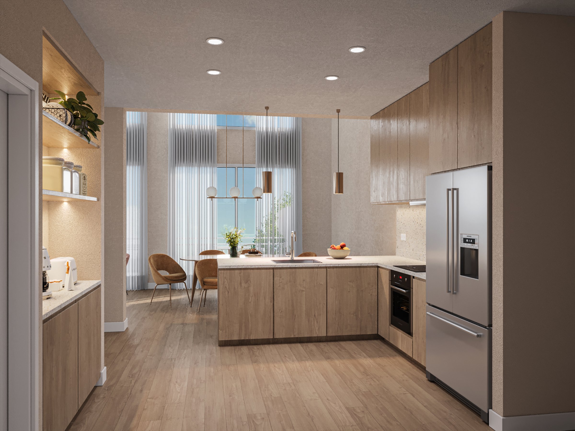 Type E penthouse interior