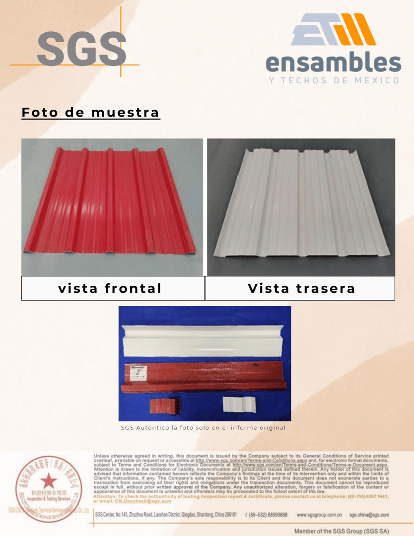 Certificado de Calidad 12