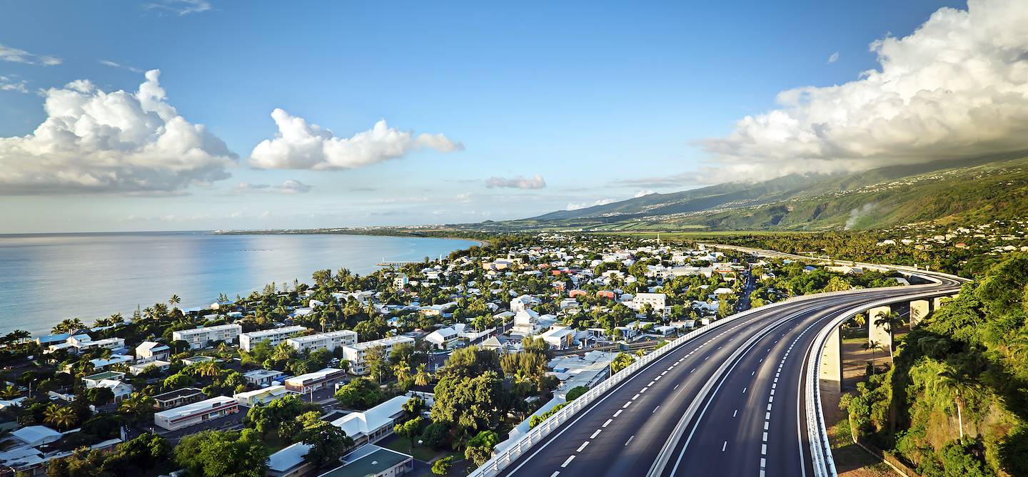 Saint-Paul La Réunion - Vue panoramique de la ville
