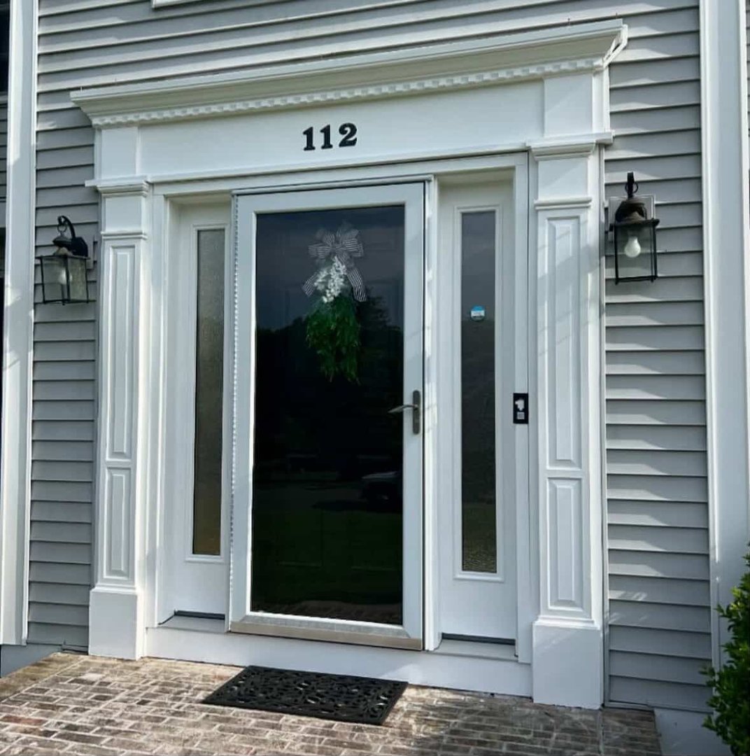 Exterior painting work example