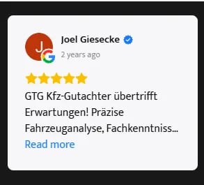 Joel Giesecke - 5 Sterne Bewertung