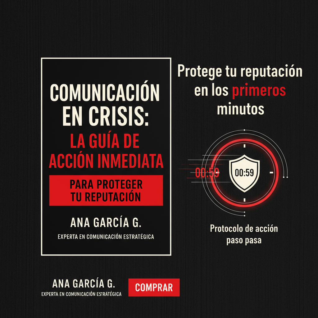 Comunicación en Crisis - La Guía de Acción Inmediata para Proteger tu Reputación