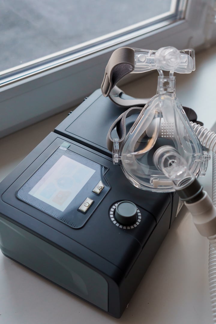 Advanced CPAP Machine for Sleep Apnea Therapy.