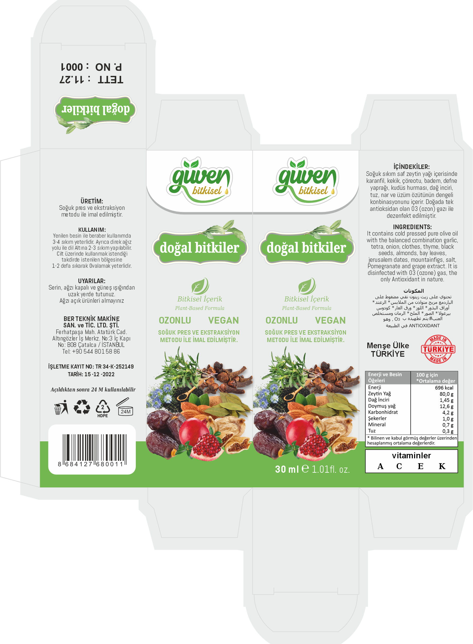 DOĞAL BİTKİLER Kutu