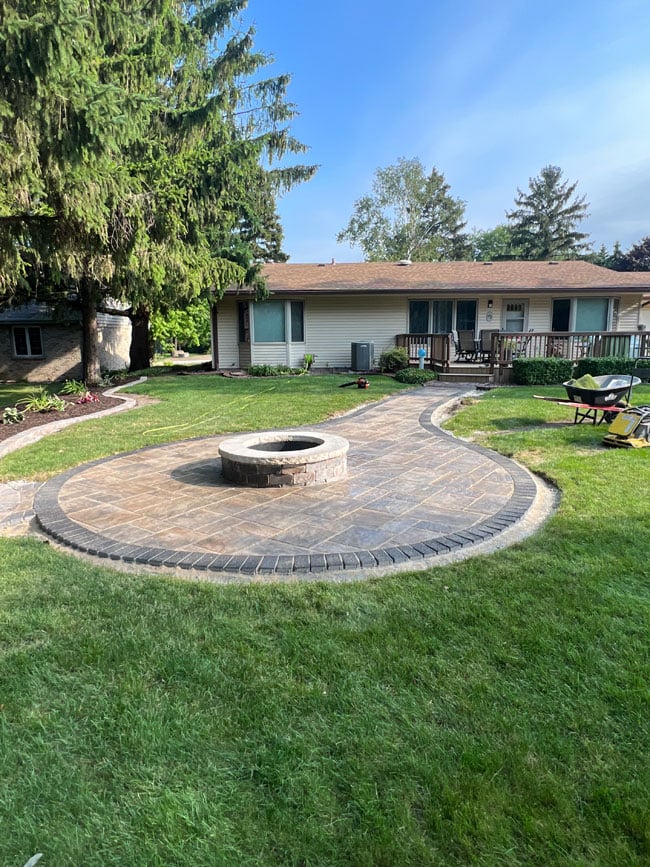 Ostlund's Outdoor Services lawn care project