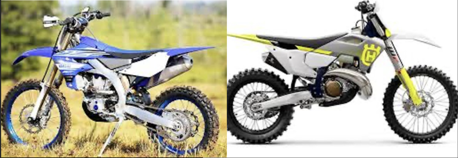 Husqvarna 300 TX or Yamaha YZ 450 FX dirt bike