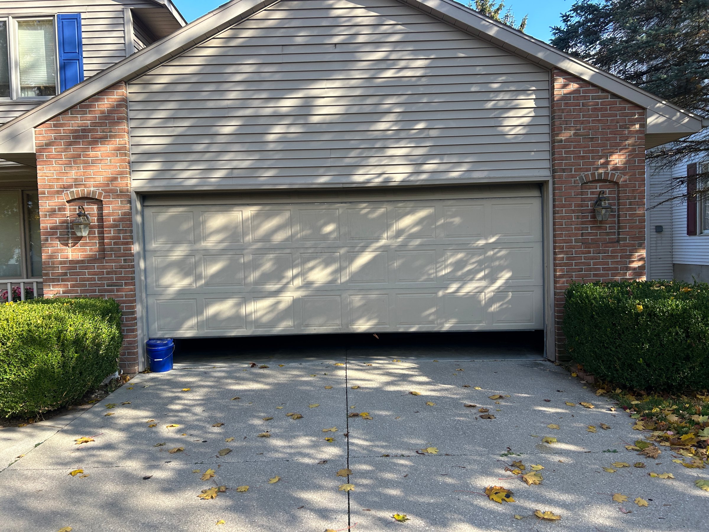 Before garage door repair